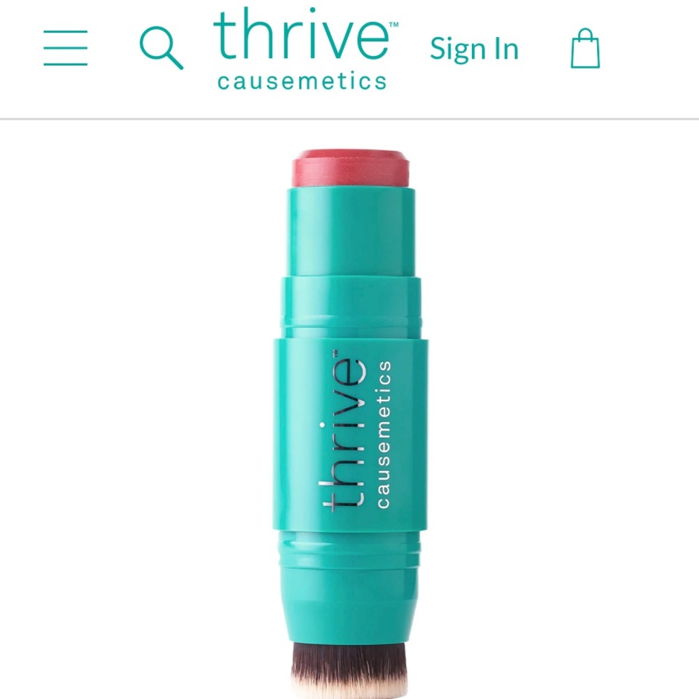 THRIVE CAUSEMETICS Triple Threat Color Stick in Dionne shade! NEW!!